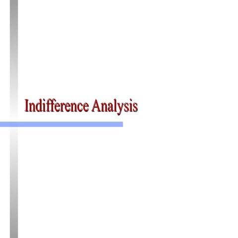 Indiffrence analist