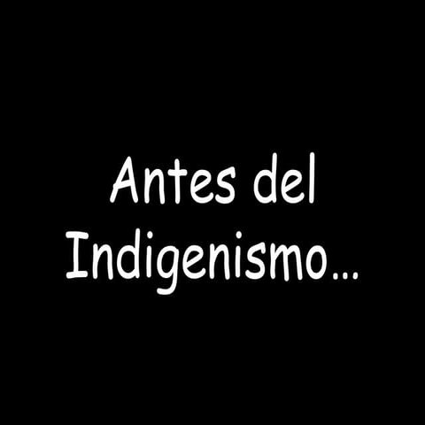 Indigenismo