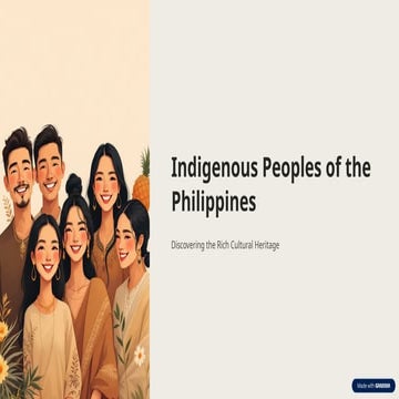 Indigenous Peoples of the Philippines | PPTX
