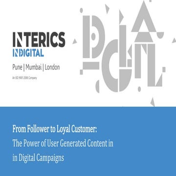 From Follower to Loyal Customer: The Power of User Generated Content in Digital Campaigns
