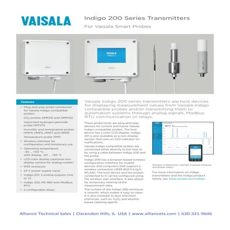 Indigo 200 Series Transmitters