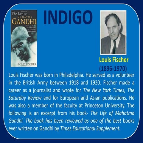 ppt of indigo class 12 english project | PDF