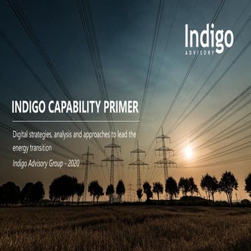 Indigo Capability Primer - Transformation Tools for Utilities 