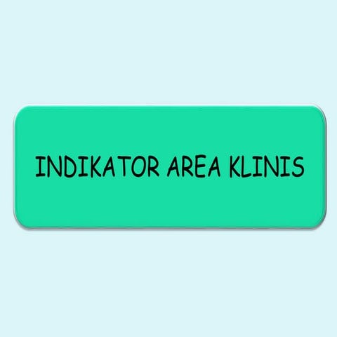 Indikator areaklinis