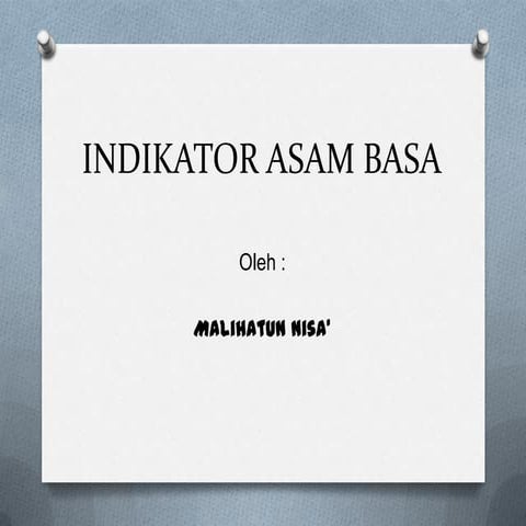 Indikator asam basa