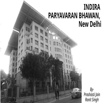INDIRA-PARYAVARAN-BHAWAN case study for architecture