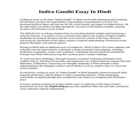 Indira Gandhi Essay In Hindi.pdf