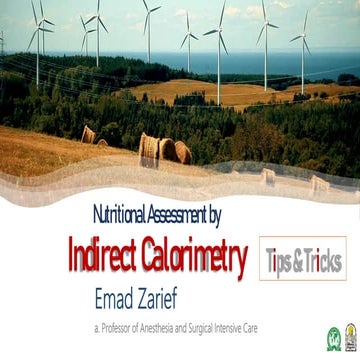 indirect calorimetry | PPTX