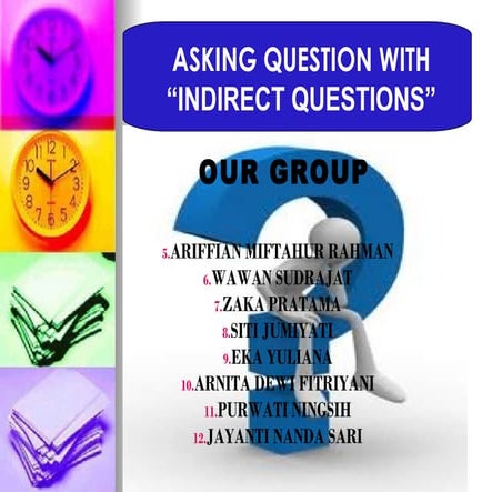 Indirect question(1)