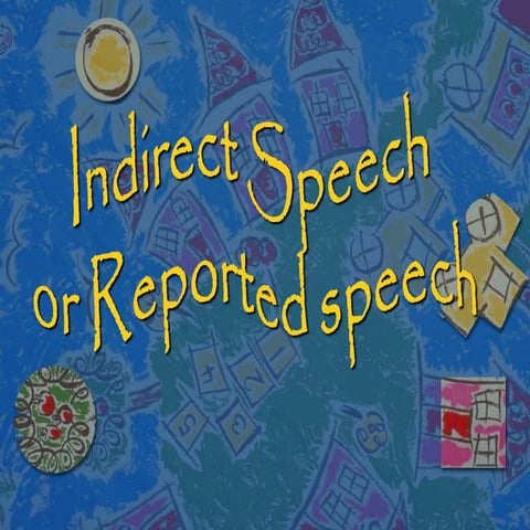 Indirect speech