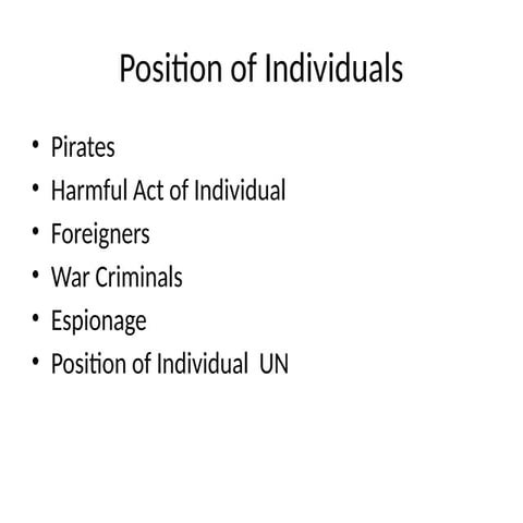 Individual recognitions and laws applicable to it.pptx