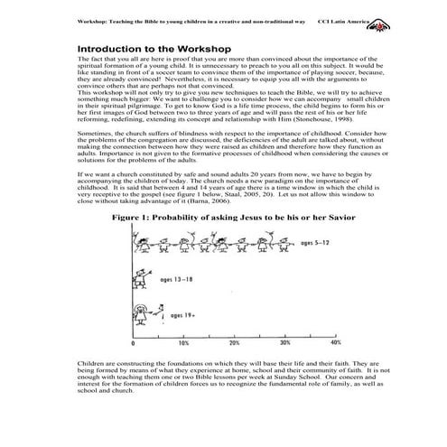 Individual Notes   Teaching The Bible To Young Children Workshop