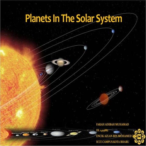 Individual planets in the solar system