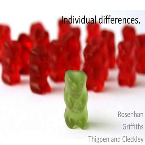 Individual differences
