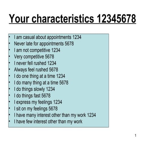 Individual Differences   Personality
