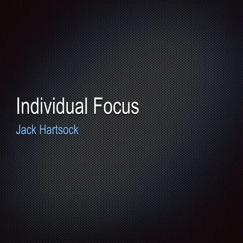 My focus | PPT