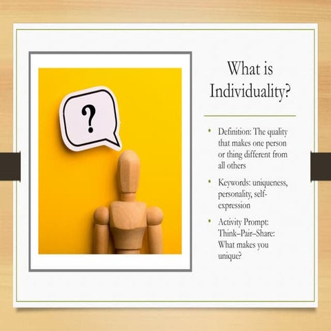 Individuality. Intersubjectivity.philosophy.ppt. | PPTX