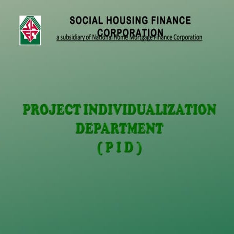 Individualization of Lot SHFC | PPT