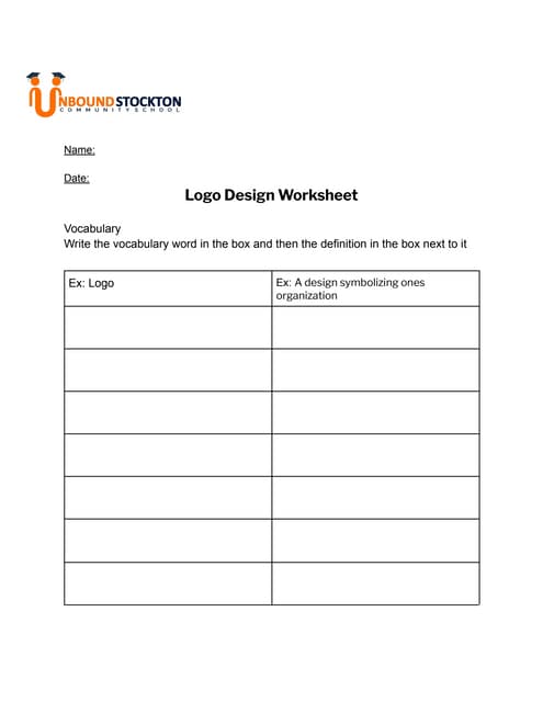 Cookie Creations Worksheet For Unbound S | DOCX