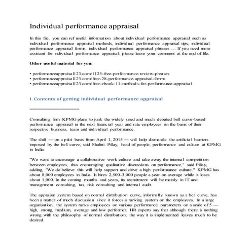 Hourly performance appraisal | DOCX