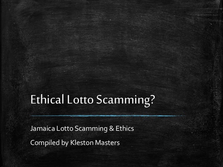 "You've won 1 million USD!" - Jamaica Lotto Scamming