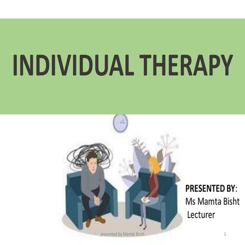 Individual psychotherapy