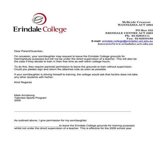 Individuals permission to work unsupervised 2