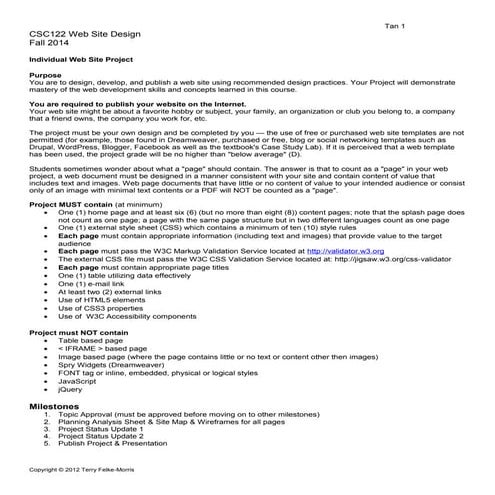 Individual web project