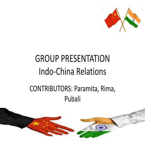 Indo china relations