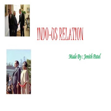 Indo us relation