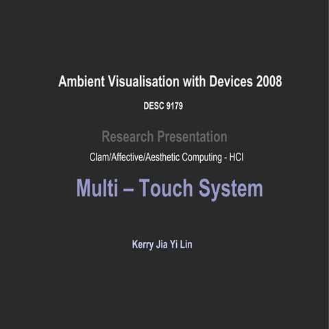 Multi-Touch System