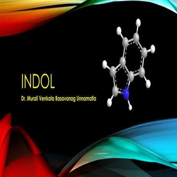 Indol 1 Dr.Murali Venkata | PDF