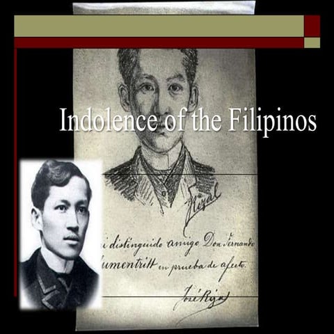 Indolence+of+the+filipinos