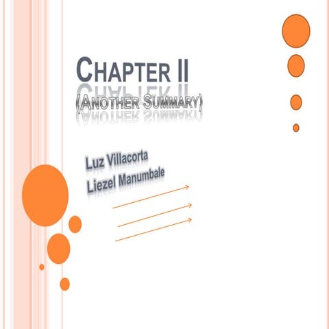 The Indolence of the filipinos chapter II