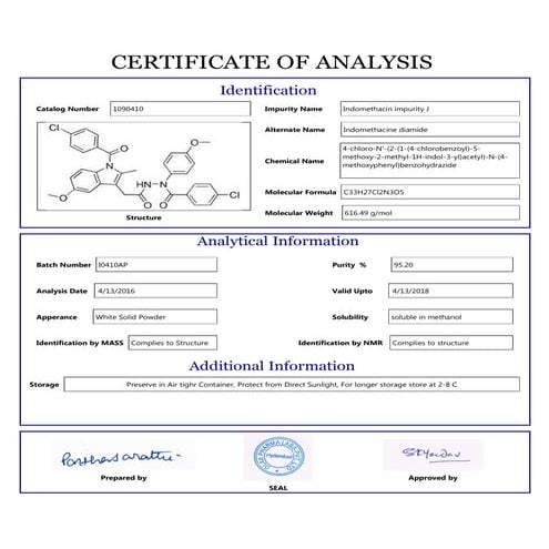 Indomethacin imp j coa | PDF
