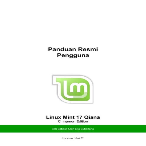Panduan Resmi Pengguna Linux Mint 17 Qiana