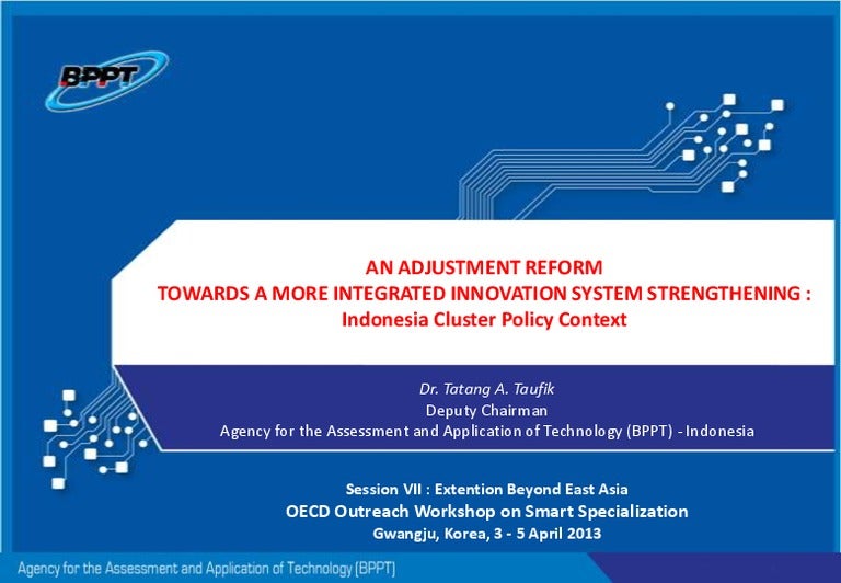 An Adjustment Reform Towards A More Integrated Innovation System Stre