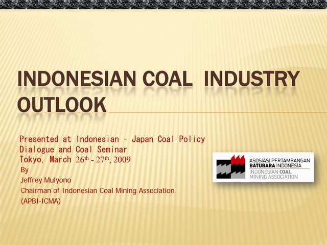 Indonesiacoal indutry outlook_english