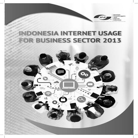 Indonesia internet usage for business sector