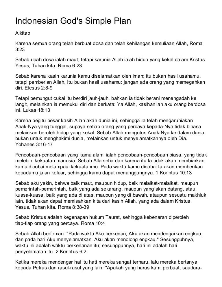 Indonesian god's simple plan