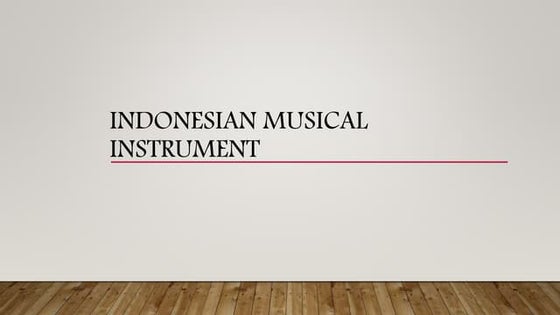 Musical instrument in mindanao | PPT