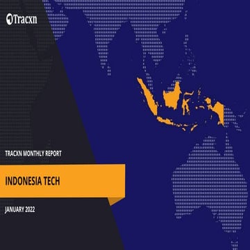 Tracxn - Top Business Models - Indonesia Tech - Jan 2022