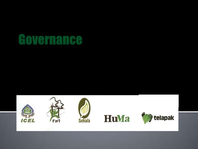 GFI: Indonesia Forest Governance (Update)