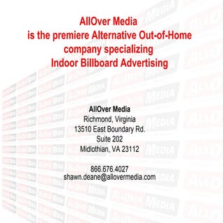 AllOver Media Indoor Billboards