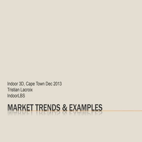 Indoor 3D indoorLBS tristian lacroix
