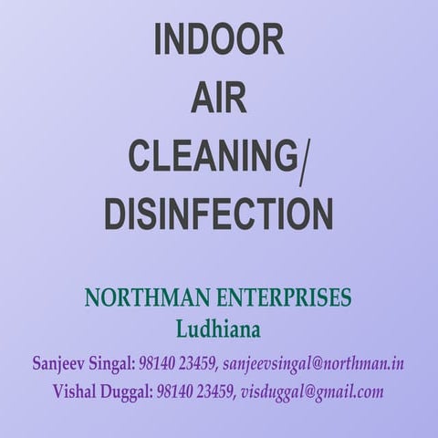 Indoor air purification