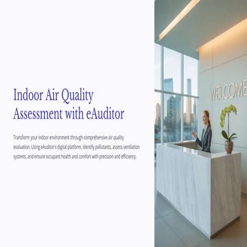 Indoor Air Quality Audit For Multifamily Dwellings Reference: Indoor Air Quality Assessment With Eauditor Audits Inspections
