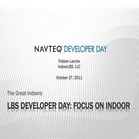 Indoor LBS Navteq Focus On The Indoor
