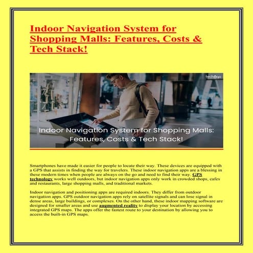 Indoor Navigation System for Shopping Malls- Features, Costs & Tech Stack.pdf