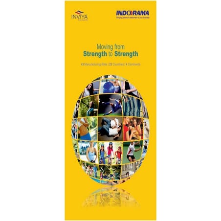 Indorama brochure by Inviya - World Class Spandex Fiber Producer